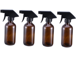 Conjunto De 4 Frascos Spray Recarregáveis Para Água Cosmética E Plantas