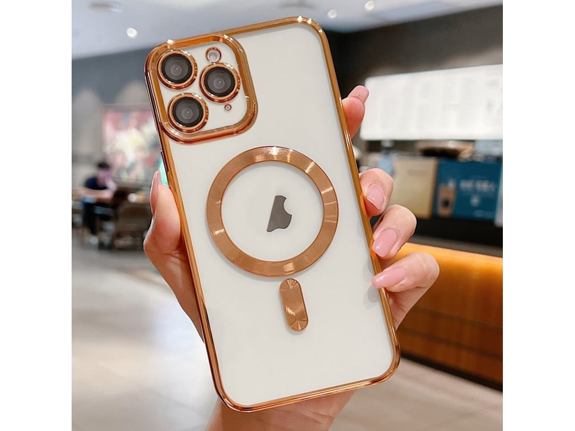 Capa Para Iphone 11 Pro Max - Revestimento Eletroplástico - Tecnologia Magsafe