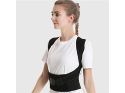 Cinto De Suporte Postural, Suporte Para Ombros, Tala Corporal, Dores Nas Costas, Lombar, Masculino, Feminino, Preto Popular