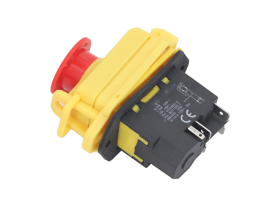 Laxiscreed Interruptor Elétrico Ip55 À Prova D'água, Botão 4p Para Uso Industrial