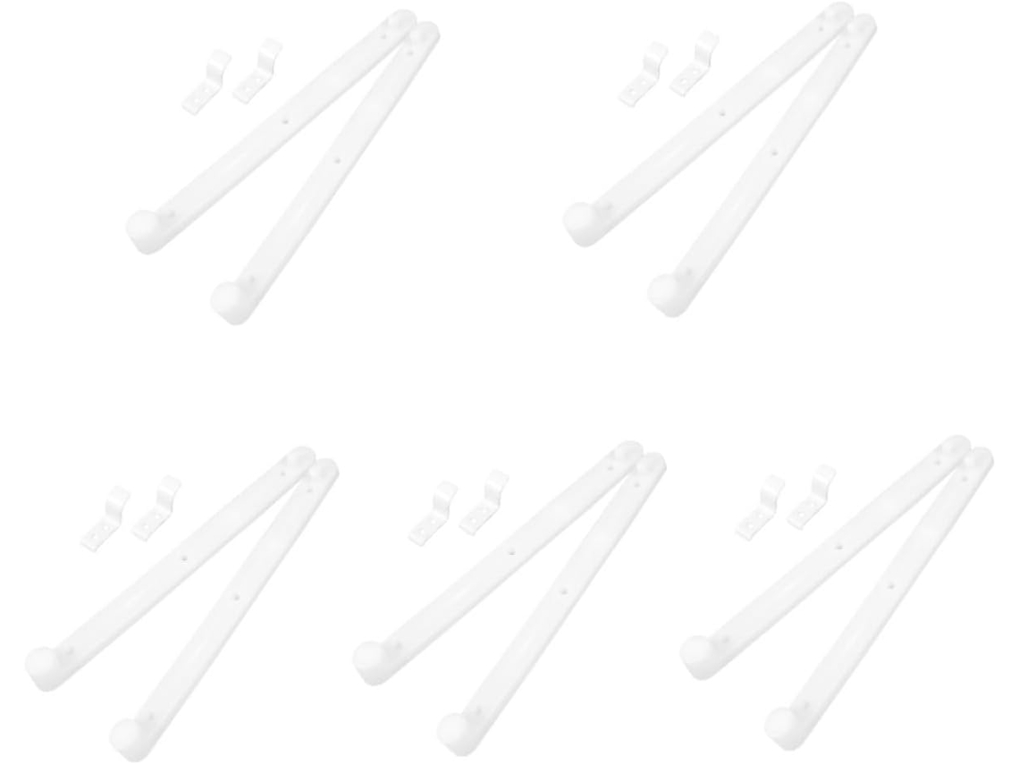 Conjunto Com 5 Corrediças Adesivas Para Gavetas Com Portas Basculantes.