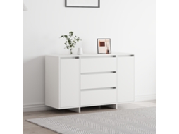 Aparador blanco 120x41x75 cm Madera de ingeniería