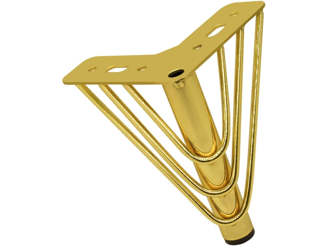 Pés De Metal Para Móveis, Armários E Sofás, Feitos De Ferro Com Fácil Instalação E Design Elegante Simples