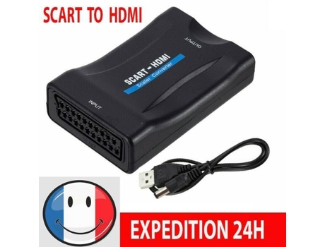 Conversor Scart Para Hdmi Adaptador Scart Para Hdmi 1080p Hd Zisonix