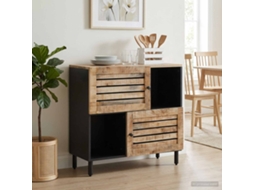 Vidaxl Gabinetes De Armazenamento Com Porta Castanho 80 X 33,5 X 75 Cm