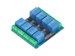 Módulo Relay De 8 Canais Laxiscreed Com Isolamento Por Optocoplador E Controle 5v 10a