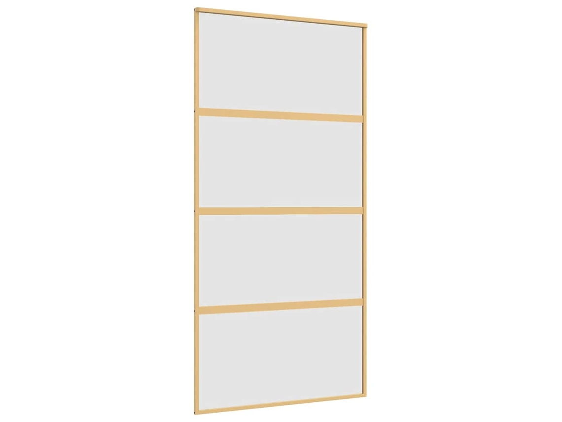 Porta Deslizante Vidro Fosco/alumínio Dourado 102,5x205 cm MAISON EXCLUSIVE