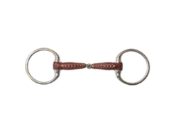 Brinco de Couro Olive Pincheless 20 Mm Dourado 135 Mmmetalab