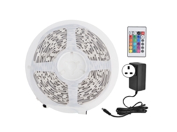 Fita de luz LED RGB 10m, controle app Bluetooth, 24 teclas, 2000lm, 200 LEDs