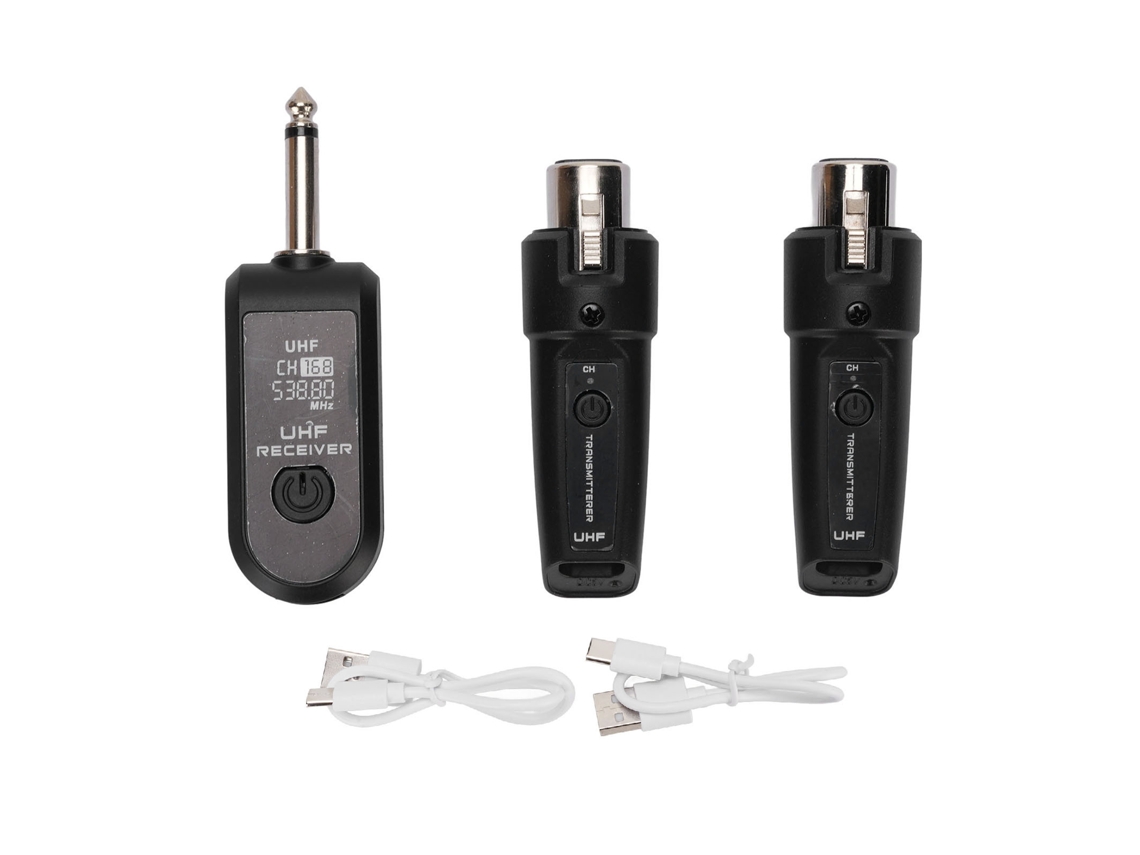 Wireless Microphone Transmitter Receiver Xlr Microphone Wireless System Rechargeable Wireless Mic Adapter For Mixer Dynamic Mic 6.35mm Interface