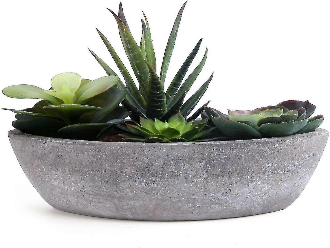 Suculentas Artificiais - Verde, Plástico, 15,5 X 9 X 14,5 Cm - Para Interiores | Lurelia