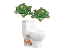 Capas Decorativas E Protetivas Para Parafusos De Banheiro Tartaruga
