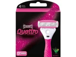 Lâmina De Barbear Vendida Separadamente Wilkinson 70011470 Lâminas De Barbear Quattro Para Mulheres Pacote Com 6
