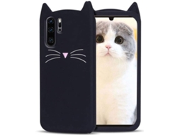 Capa Huawei P30 Pro HONGWE. Gato Preto