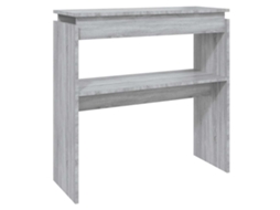 Console Table, Console Tables Vidaxl Cinzeto Madeira Processada (n/a)