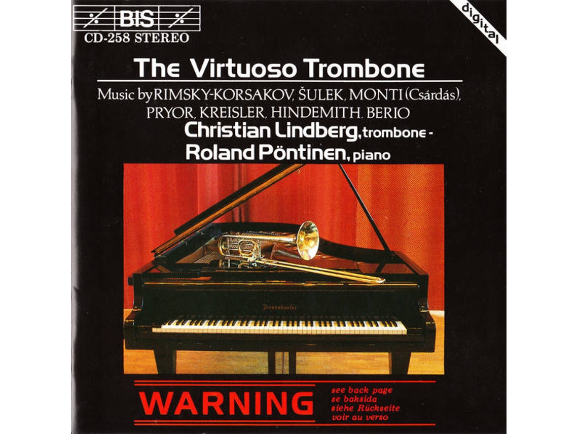 CD Christian Lindberg / Roland Pöntinen - THE VIRTUOSO HARP (1CDs)