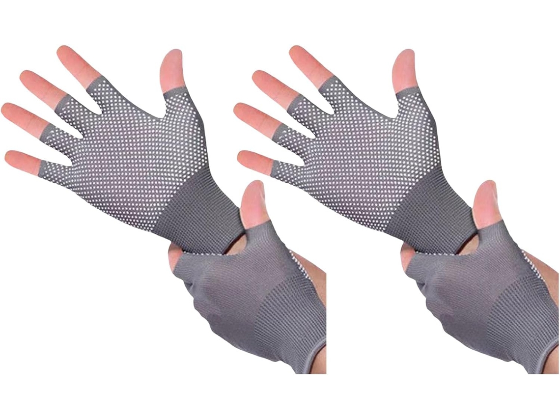 Conjunto de 2 Pares de Luvas de Pesca Antiderrapantes e Respiráveis para Esportes Ao Ar Livre. SFUSHOS