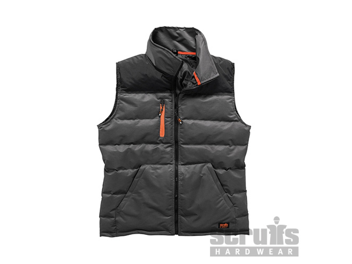 SCRUFFS T54599 Chaleco Worker Color Carbón