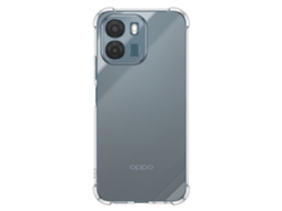 Capa Para Oppo A6 Em Silicone Flexível Com Cantos Bumper Antichoque Reforçados