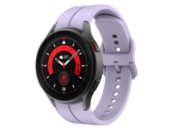 Bracelete para Samsung Galaxy Watch 5 Silicone Fivela Colorida Roxa XIAOMOYU