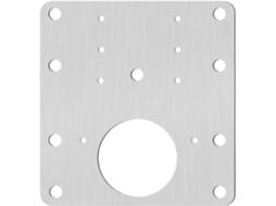 Placa De Reparo Dobradiça 90 * 90mm Em Aço Inoxidável Para Fixação
