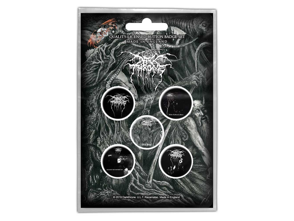 Crachás ROCK OFF Darkthrone Old Star