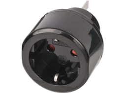 Adaptador De Viagem Com Aterramento Da Europa Para A Austrália, Preto