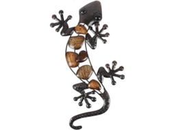 Metal Gecko Decoração De Parede Exterior Para Pátio Ou Cerca Sygo