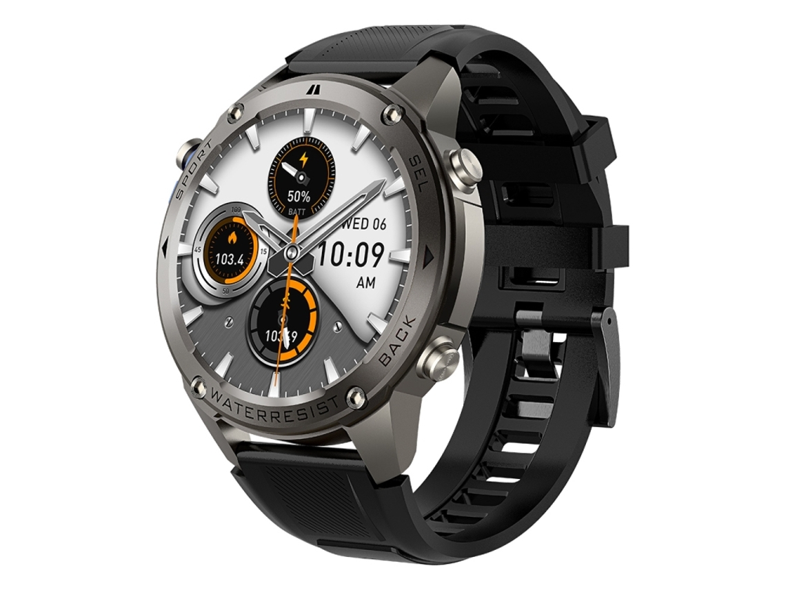 (preto) Pulseira Inteligente Com Tela Colorida De 1,43 Polegadas, Compatível Com Chamadas Bluetooth E Monitoramento De Saúde.