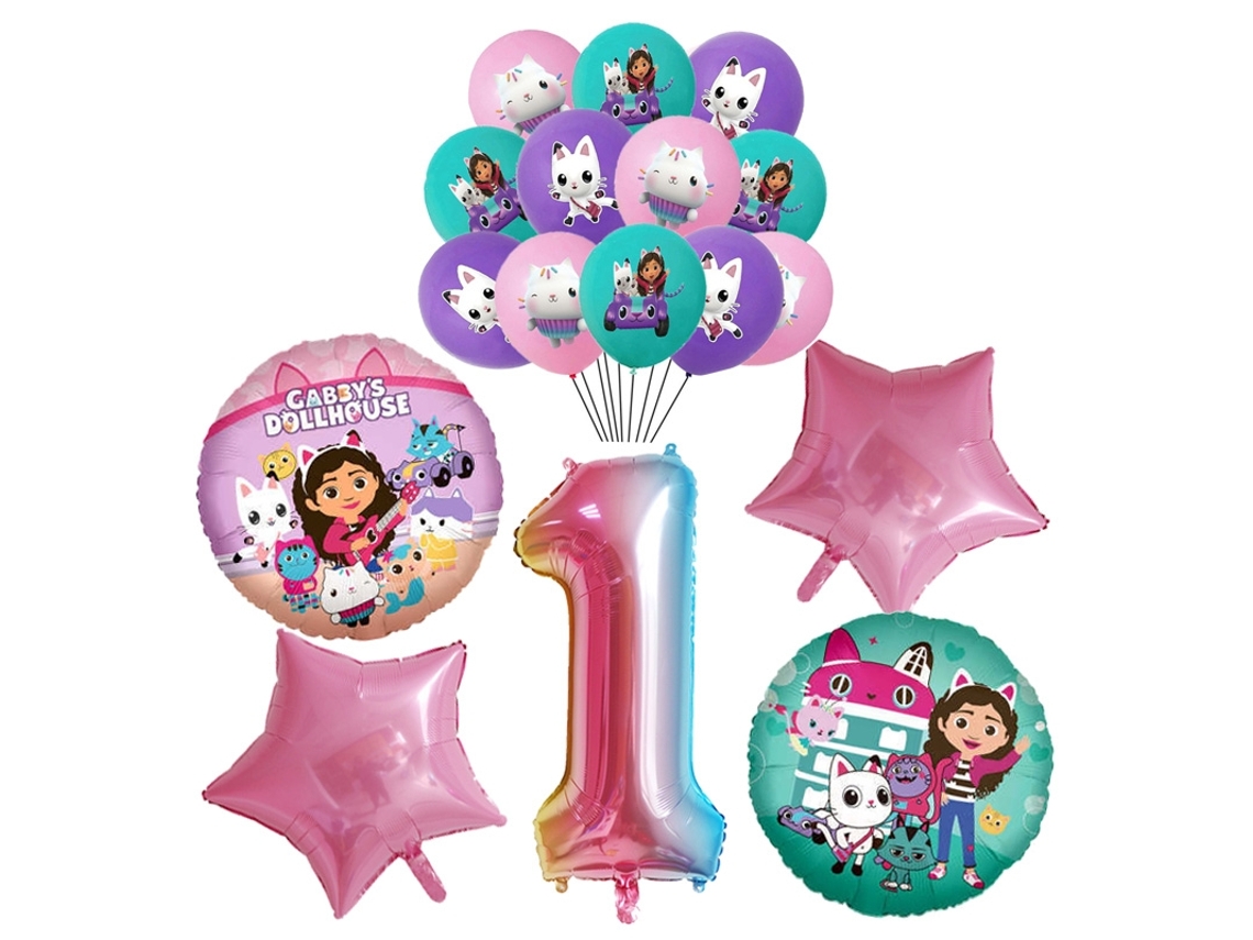 Bolas descartadas para mesa de aniversário com BRILVIBERA