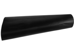 Adesivos automotivos em fibra de carbono com Sarjado Padrão, rolo de vinil de 1,52 m de espessura.