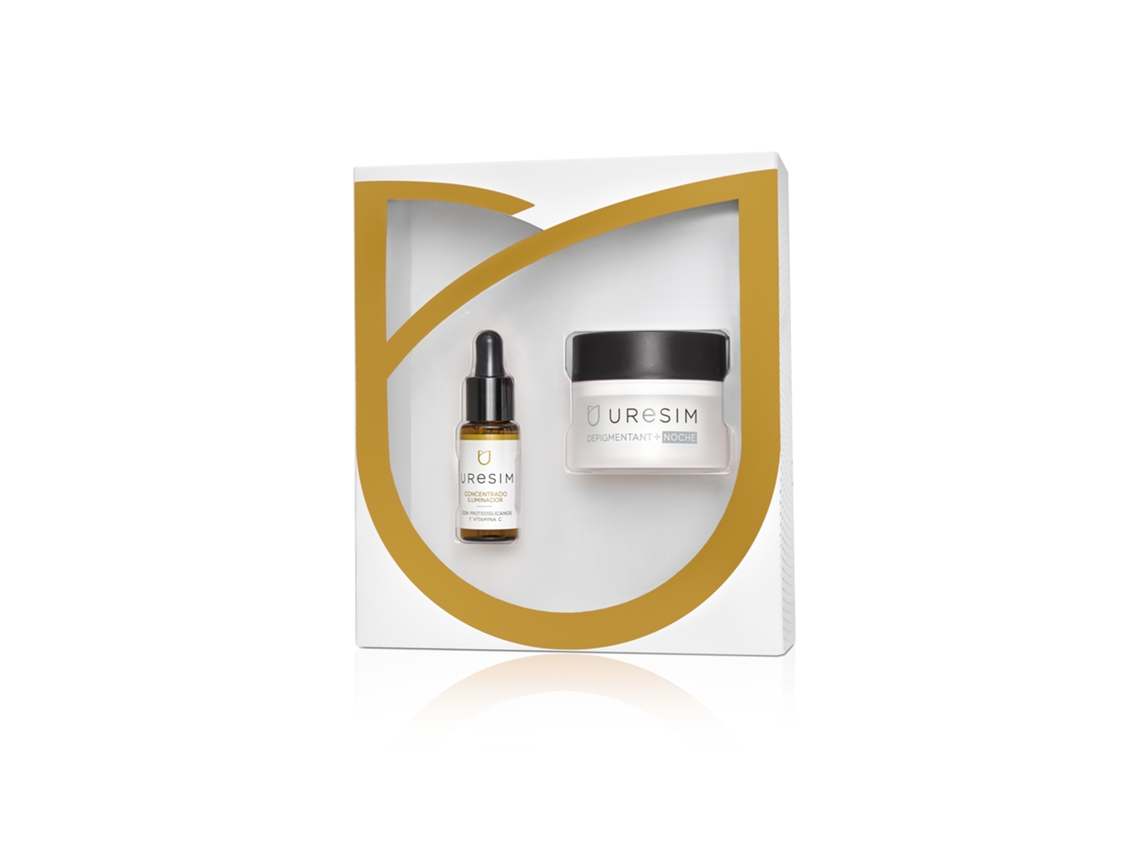 Sérum de Rosto URESIM Pack Despigmentante Noite + Sérum iluminador (80 ml)