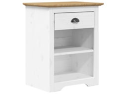 Maison Exclusive - Mesa De Cabeceira Bodo 53x38,5x67 Cm Pinho Maciço Castanho