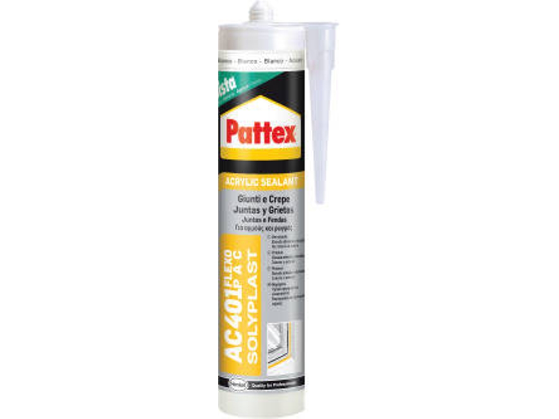 Silicone E Adesivo PATTEX Ac401 Altas Branco Pro
