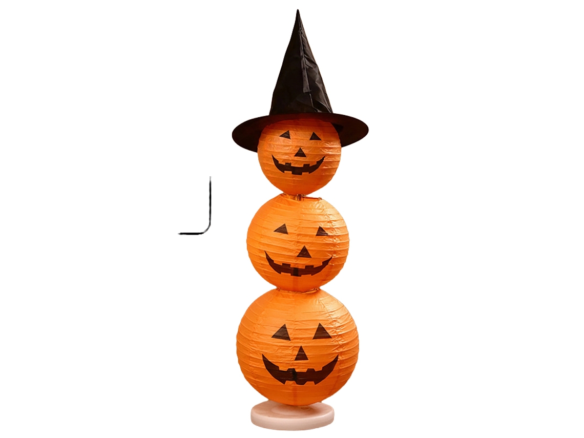 Laxiscreed Lanterna De Papel E Abóbora De Halloween Para Decoração De Crianças E Eventos