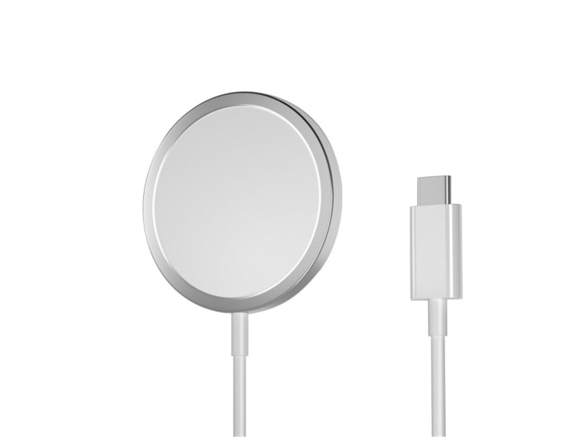 Carregador Sem Fio Compatível Com Magsafe Para Iphone E Samsung