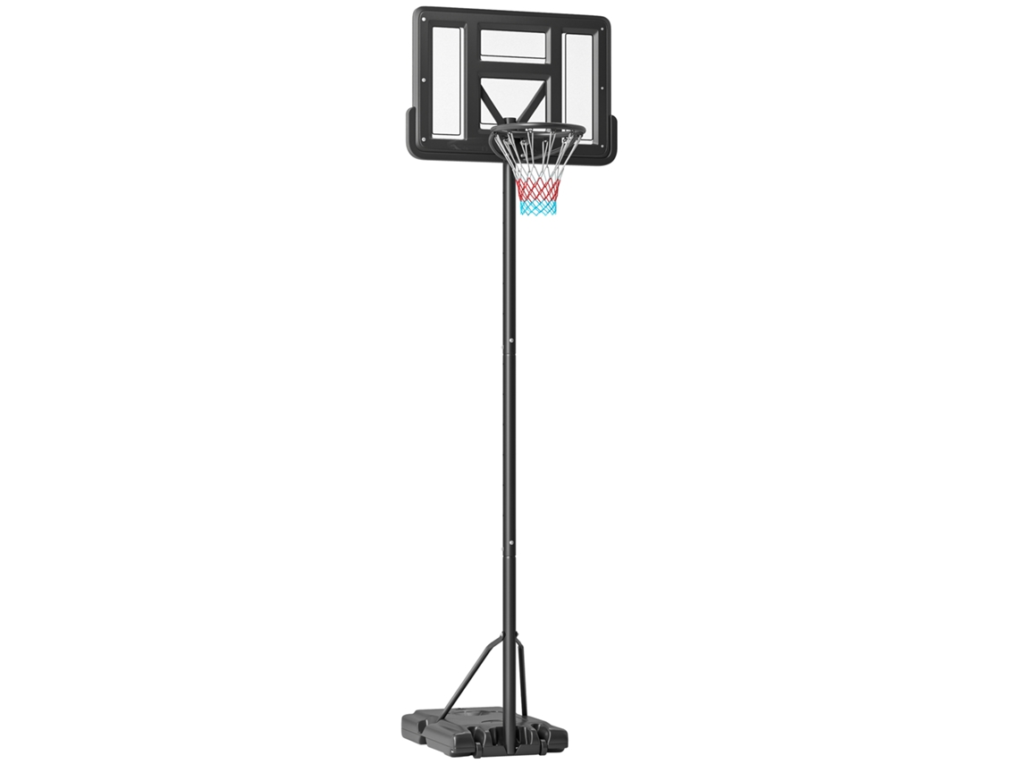 Tabela de Basquetebol Ajustável 230-305cm com Rodas e Base Preenchível S/MARCA