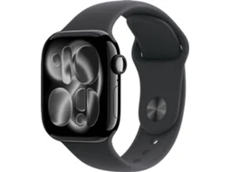 APPLE Watch Series 11 GPS 42 mm Preto Brilhante Alumínio com Bracelete Desportiva Preta (Tamanho S/M)