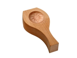 Forma Redonda De Madeira Esculpida, Ecológica E Tradicional, Com Padrão Floral H3d, Fácil De Limpar, Ideal Para Presentear A Família E Os Amigos.