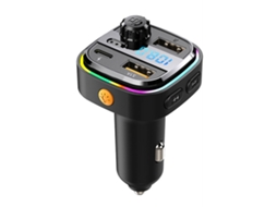 Adaptador Bluetooth Car Mp3 Fm Transmissor Usb Carregamento Multifuncional