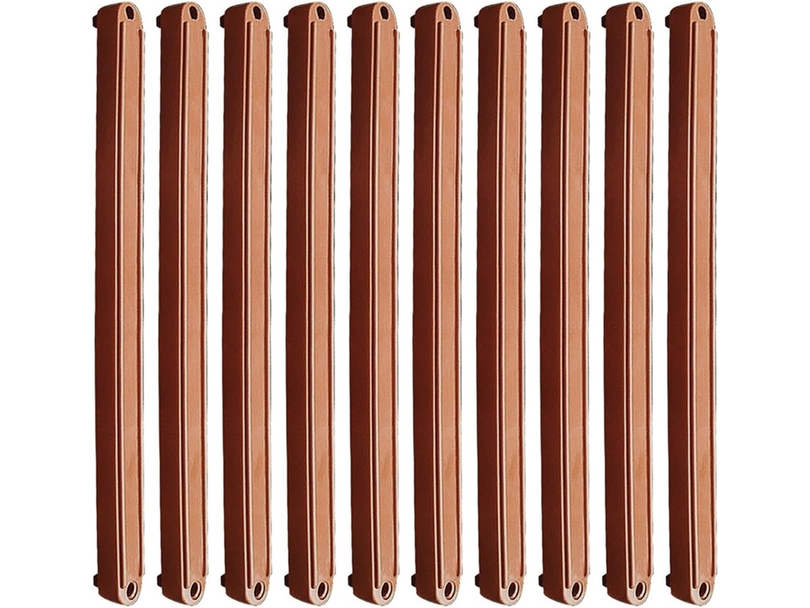Conjunto De 10 Suportes Gaveta Plástico Com Duas Guias