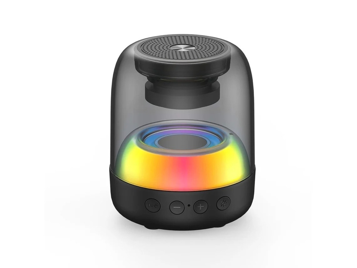 Alto Falantes Bluetooth Portáteis Com Luzes Coloridas Pequeno Alto Falante Sem Fio Bluetooth Com Som Estéreo Alto Alto Falantes Portáteis Yizhood