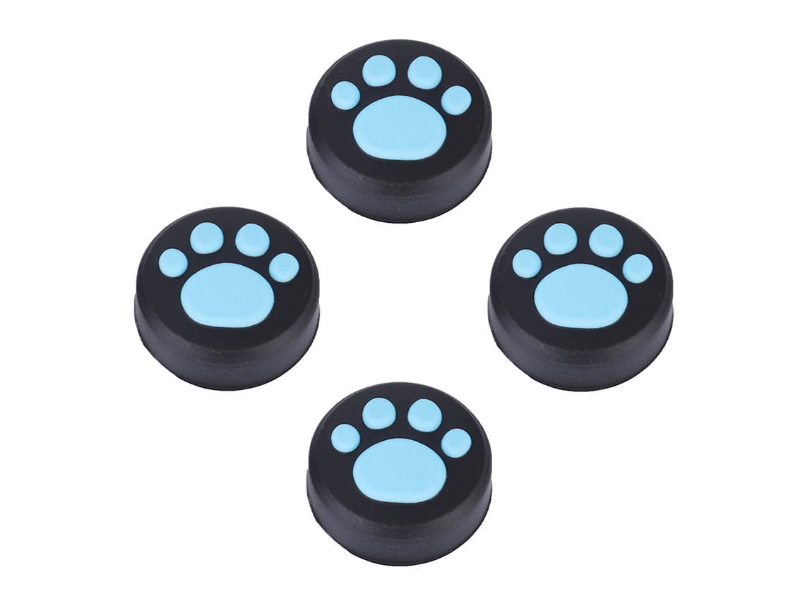 Mali 4 Capas de Silicone para Joystick Thumb Grips para Ps3/ps4/switch Pro (azul)