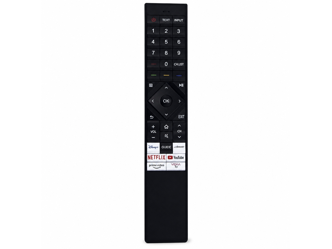 Comando À Distância De Substituição Para Tv Compatível Com Hisense Erf6n64h, Sem Controlo Por Voz