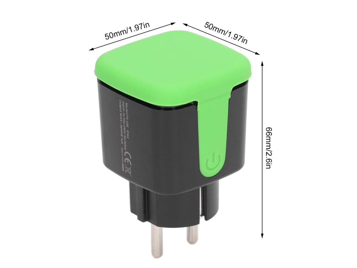Controle Remoto Inteligente De Tomada Wifi Ip44 À Prova D'água Para Interior E Exterior