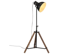 Candeeiro de pé 25 W VIDAXL E27 preto (75x75x90-150 cm)