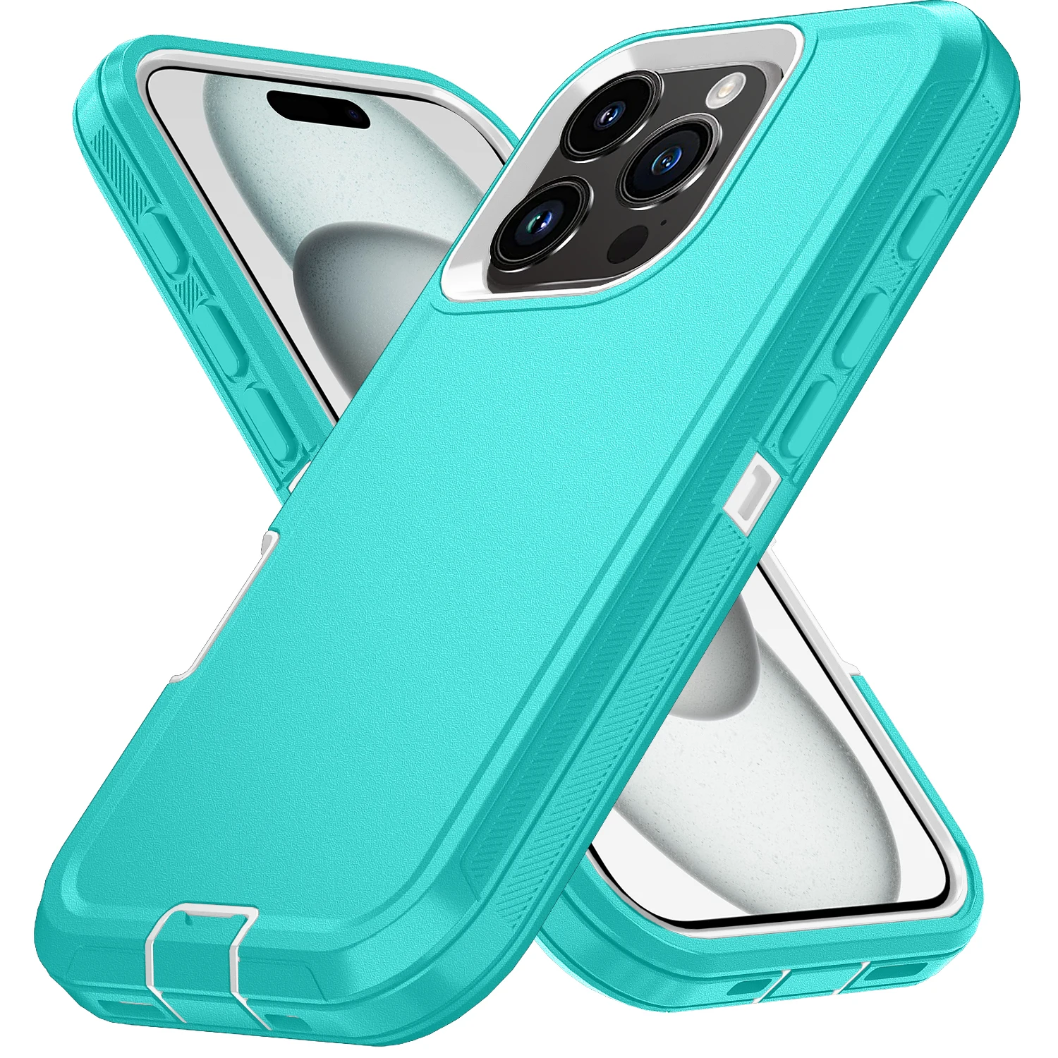 Capa Rígida Fosca (verde Menta, Iphone Air), Material Pctpu, Resistente A Impactos, Com Clipe Para Cinto.