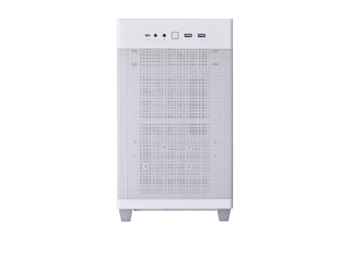 Caixa Asus Prime AP201 TG Branco Micro-ATX c\ Vidro Temperado