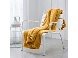 Toque de Seda Xadrez M/Luxury Dots 150X200Cm Mostarda MEVAK LIVING