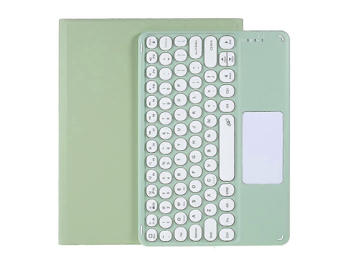 Capa Para Tablet Em Couro Com Teclado Bluetooth, Compatível Com Tablet De 11 Polegadas (2018 A 2022)multicolorgreen